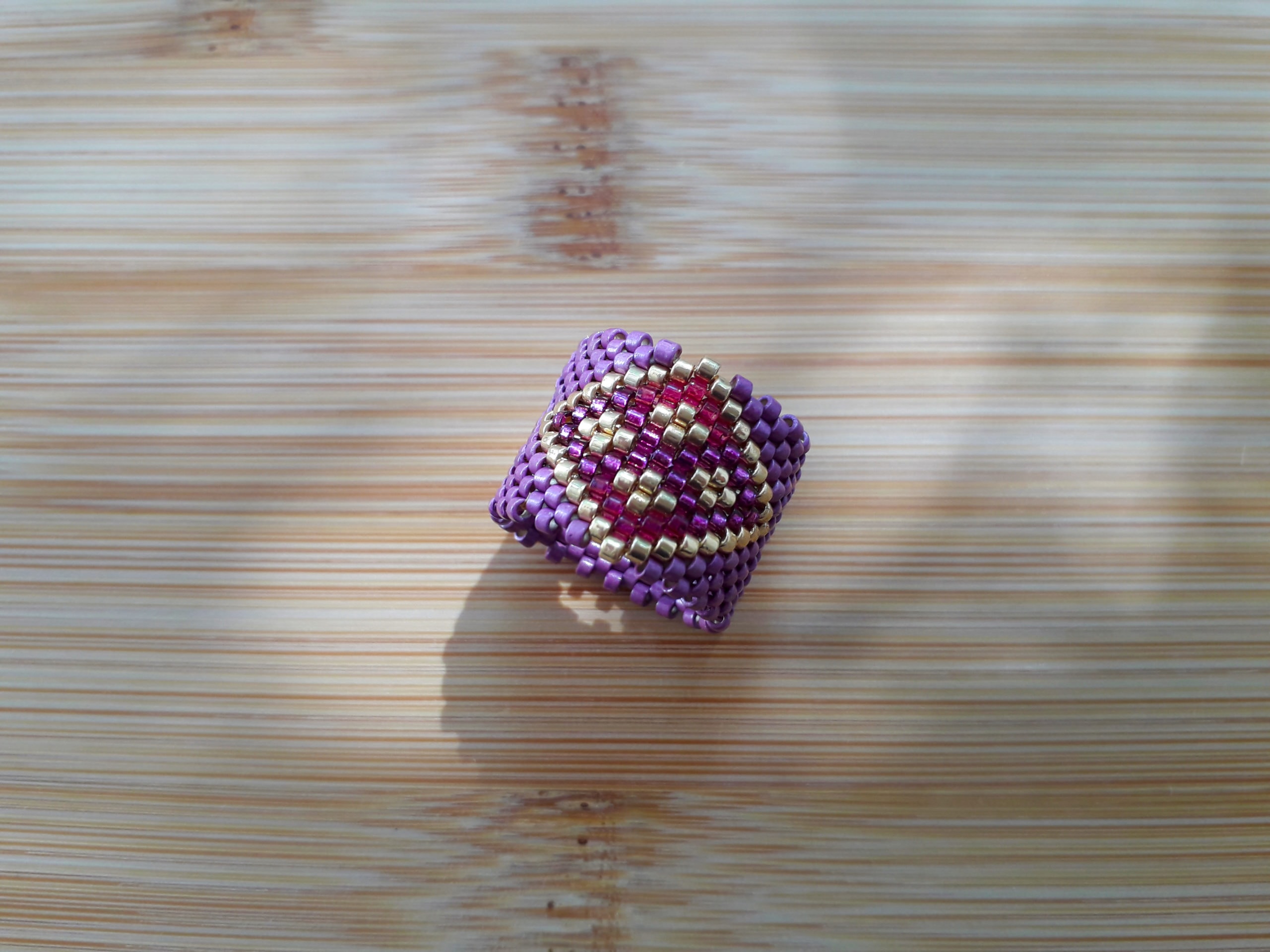 Bague améthyste et or
